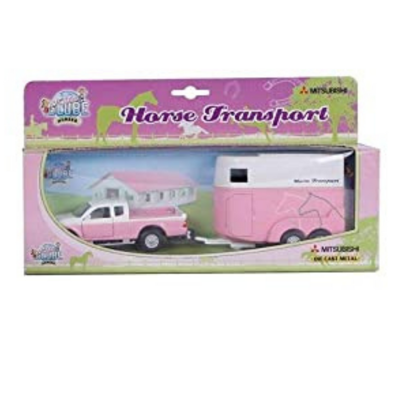 Kids Globe Mitsubishi L200 with Horse Trailer