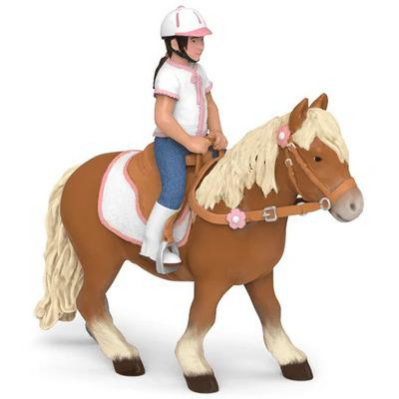 Papo Shetland Pony with Saddle