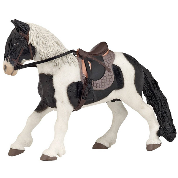 Papo Skewbald Pony with Saddle