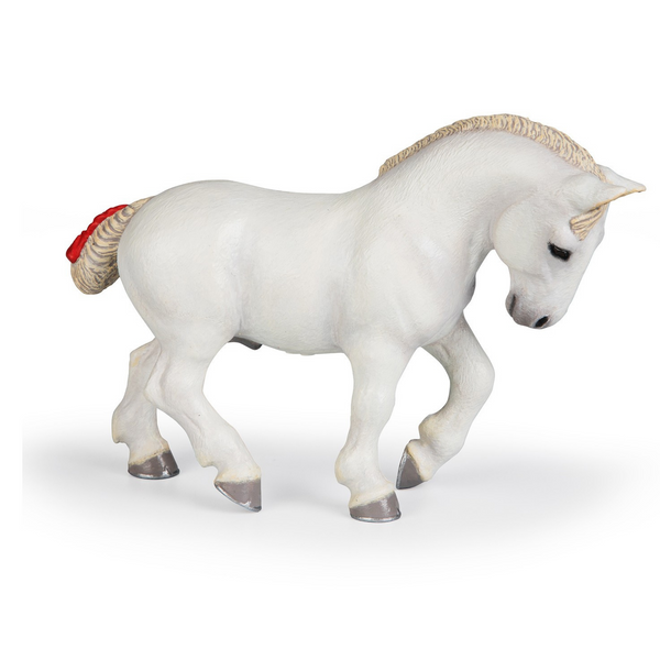Papo White Percheron Horse