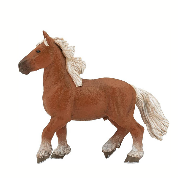 Papo Comtois Toy Horse Figure