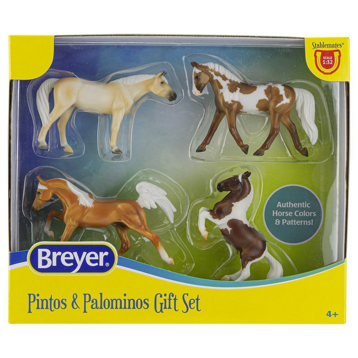 Breyer Stablemates Pintos & Palominos Gift Set