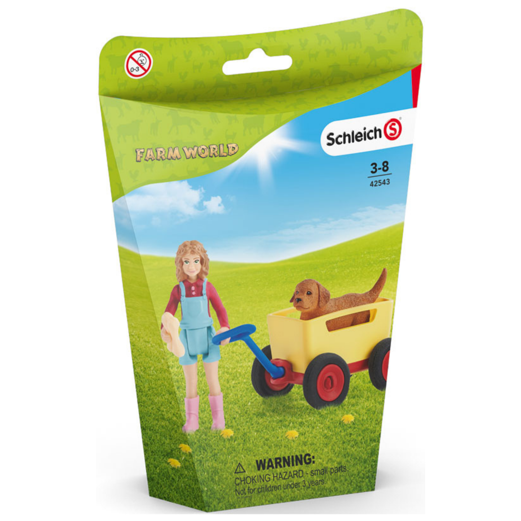 Schleich Puppy Wagon Ride