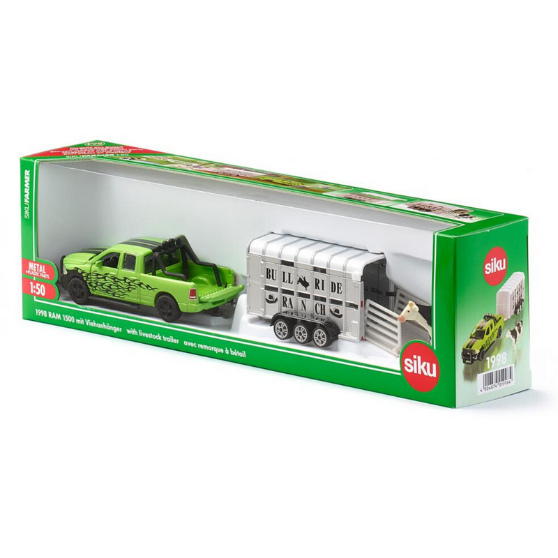 Metal toy truck hot sale and cattle trailer