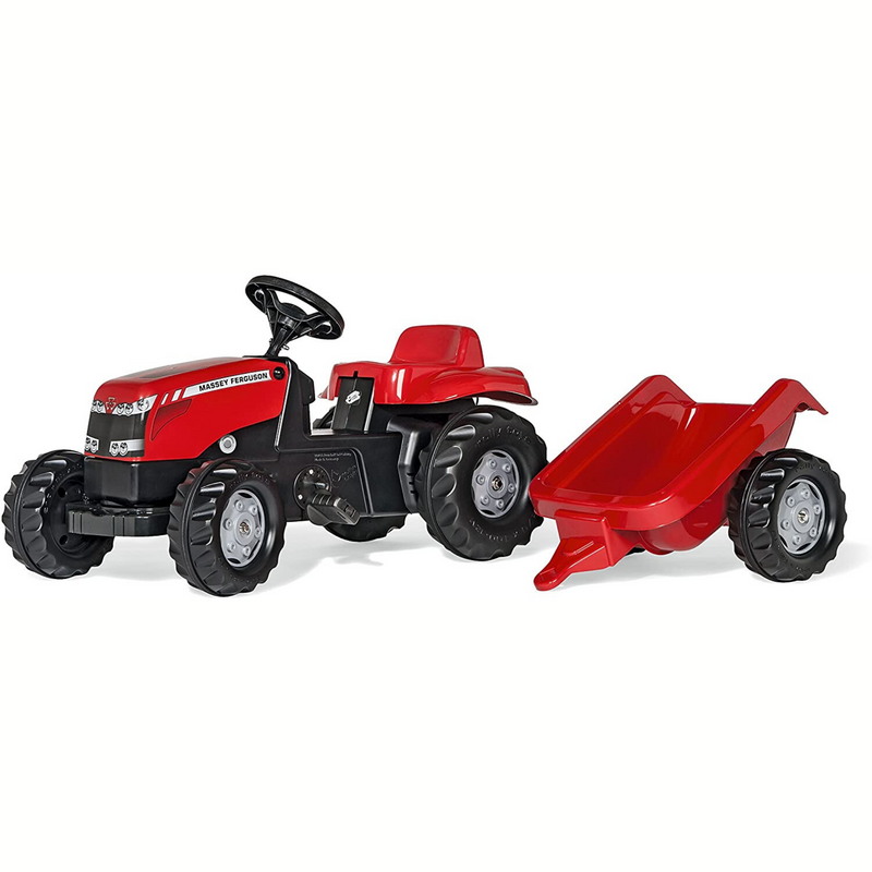 ROLLY TOYS Rolly Kid Massey Ferguson Tractor and Trailer