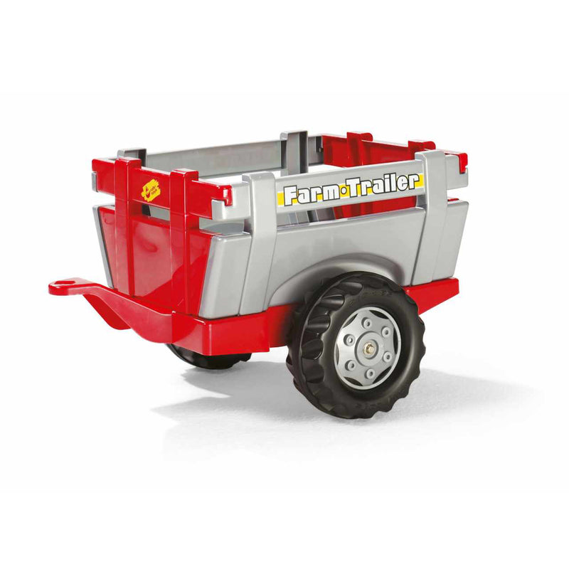 Red & Silver Farm Trailer