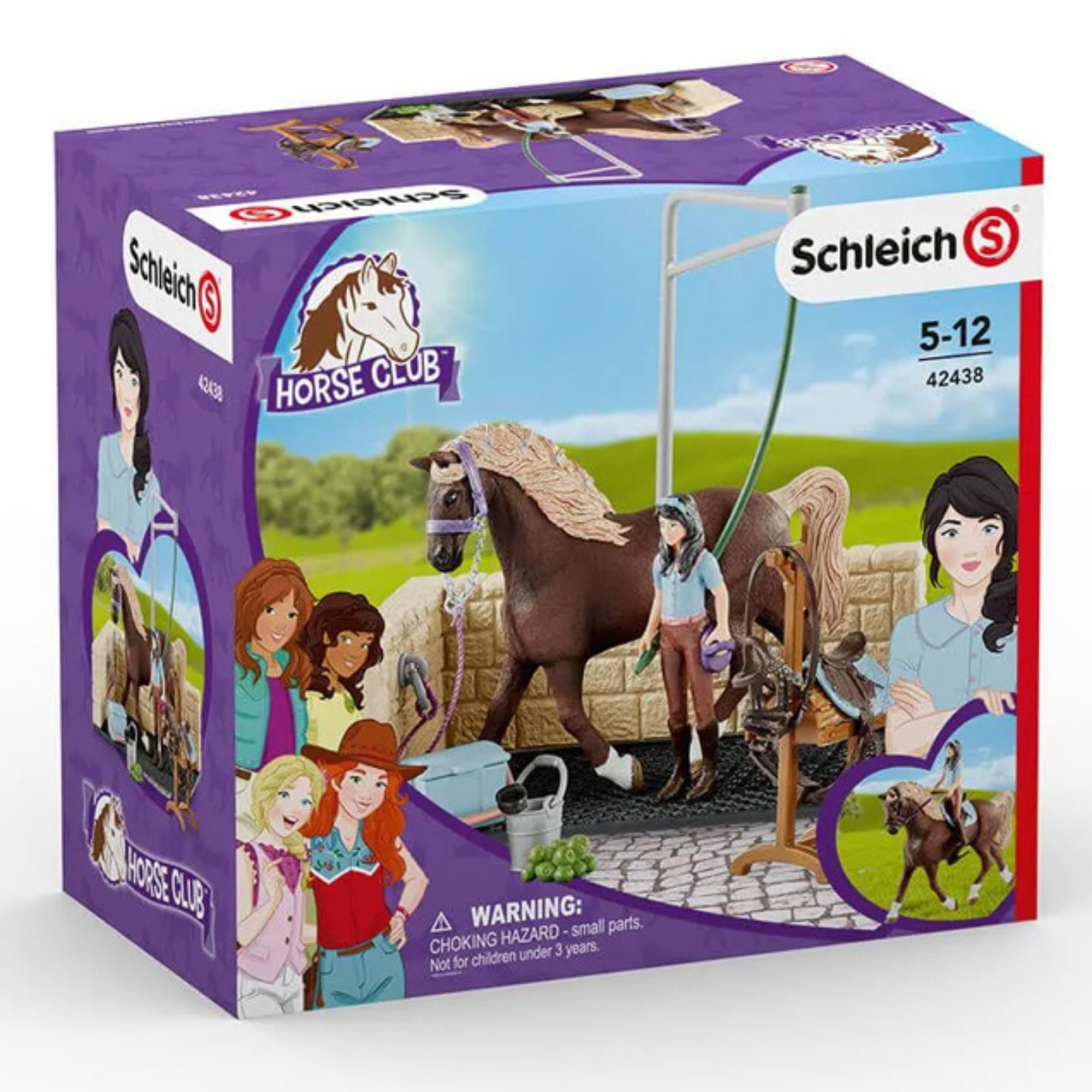 Schleich Washing Area with Horse Club Emily & Luna