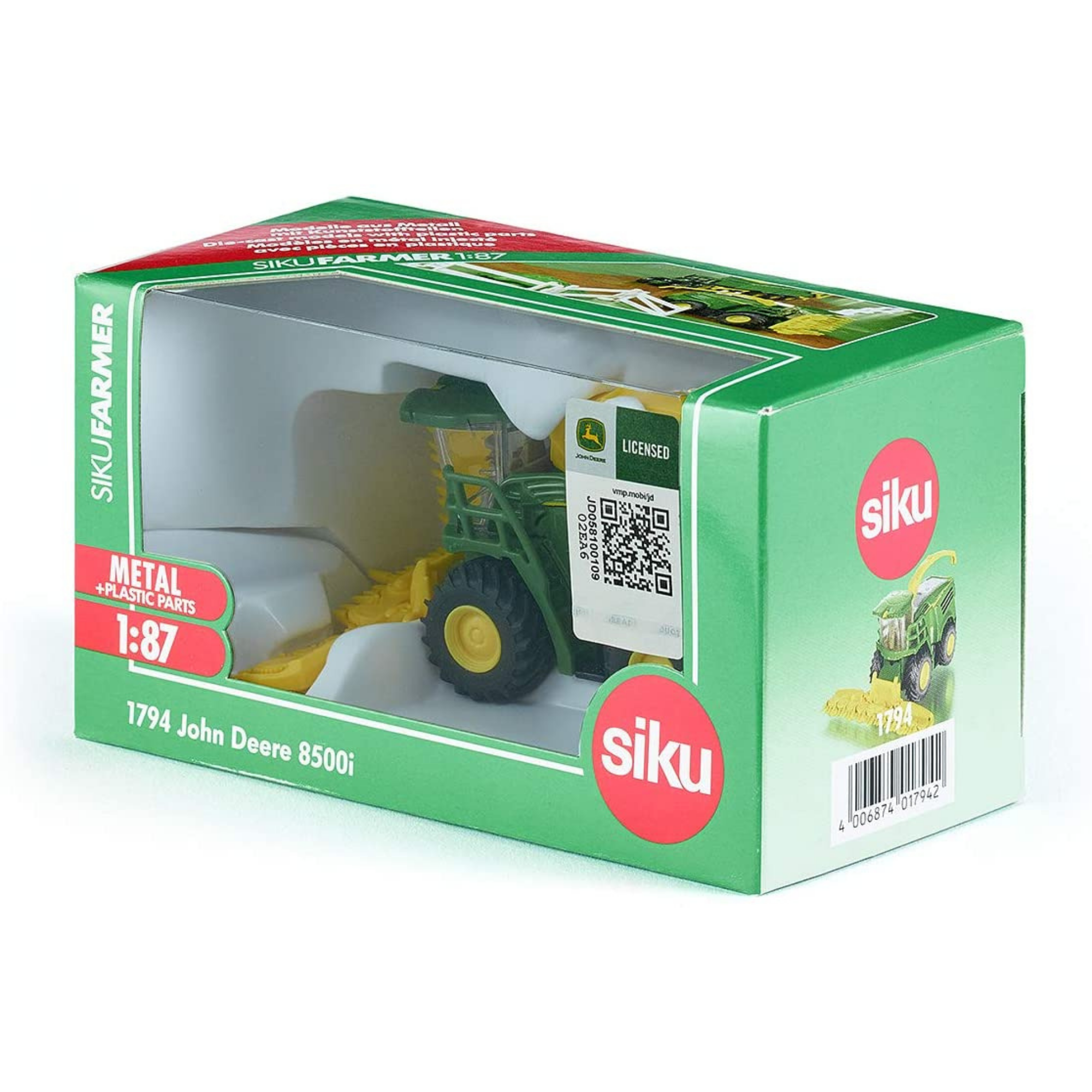 Siku Mini John Deere 8500i Forage Harvester 1794