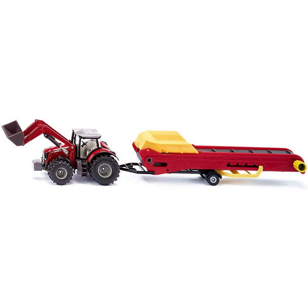 Siku Massey Ferguson Tractor with Front Loader and Conveyer