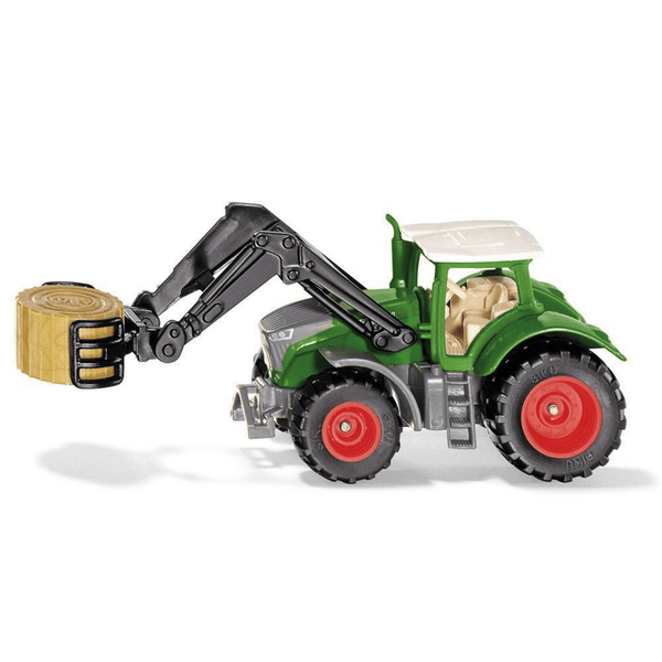 Siku Mini Fendt Vario 1050 toy tractor with bale gripper