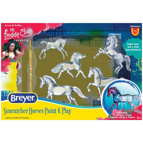 Breyer Stablemates Suncatcher Horses Paint & Play 4237