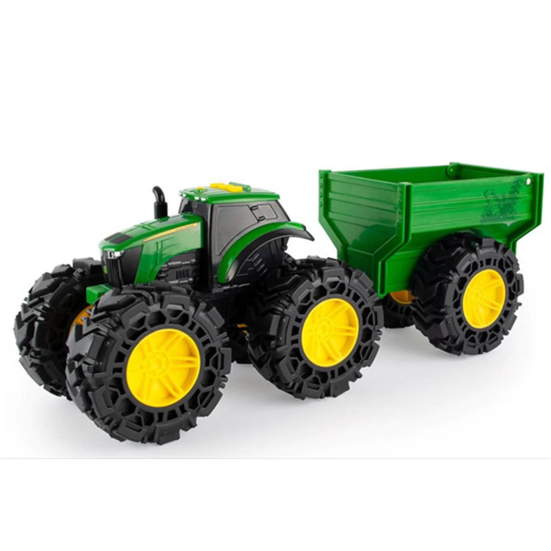 John Deere Monster Treads Wagon with Tractor