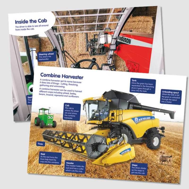 Tractor Ted Let's Look at Big Machines Book