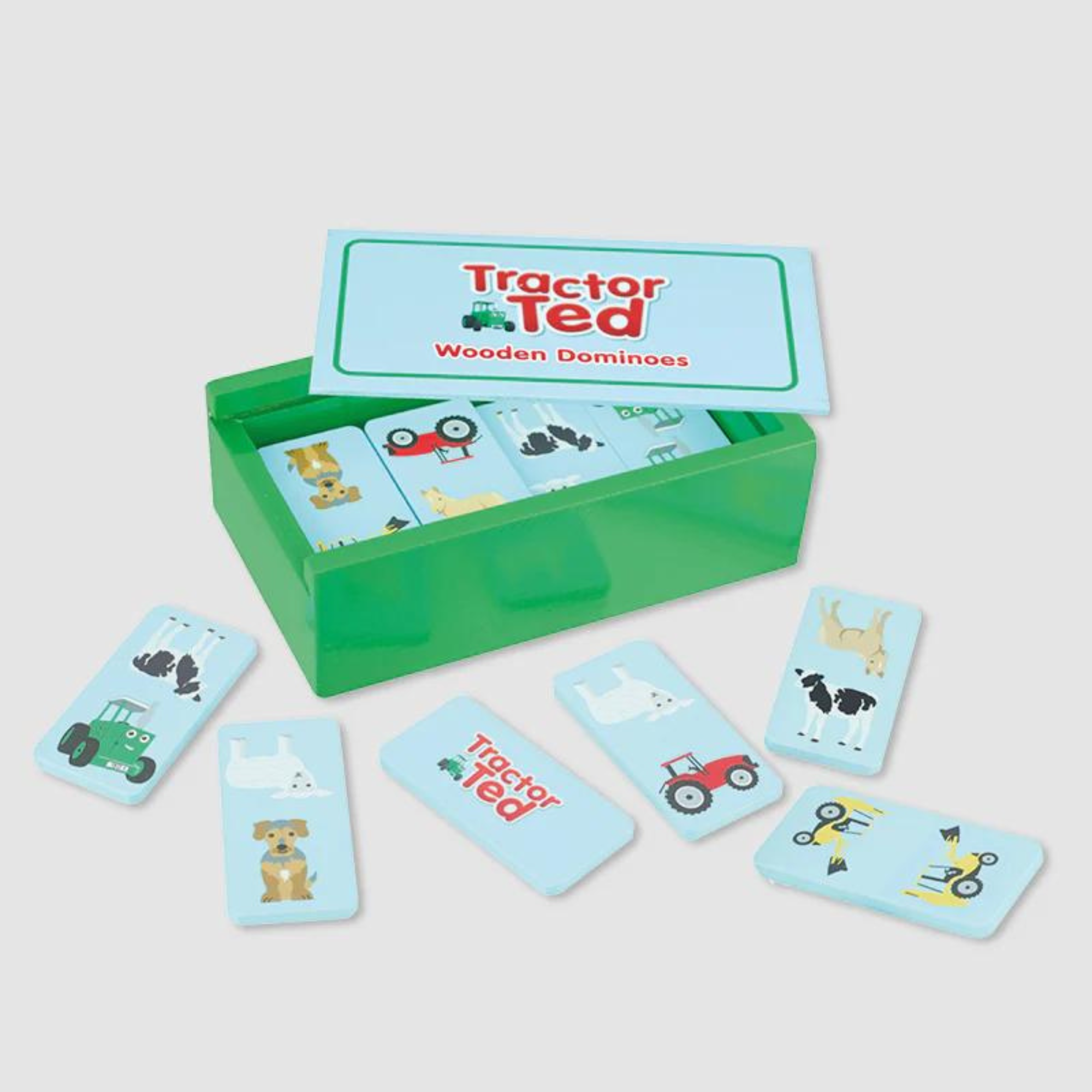 Tractor Ted Wooden Farm Dominoes