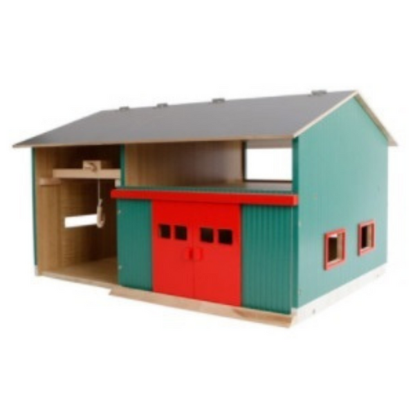 Kids Globe Workshop with Storage & Red Doors