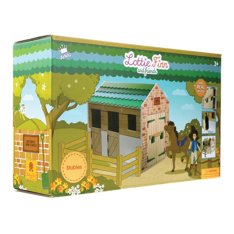 Stables Wooden Playset (Lottie Doll) [LT074]