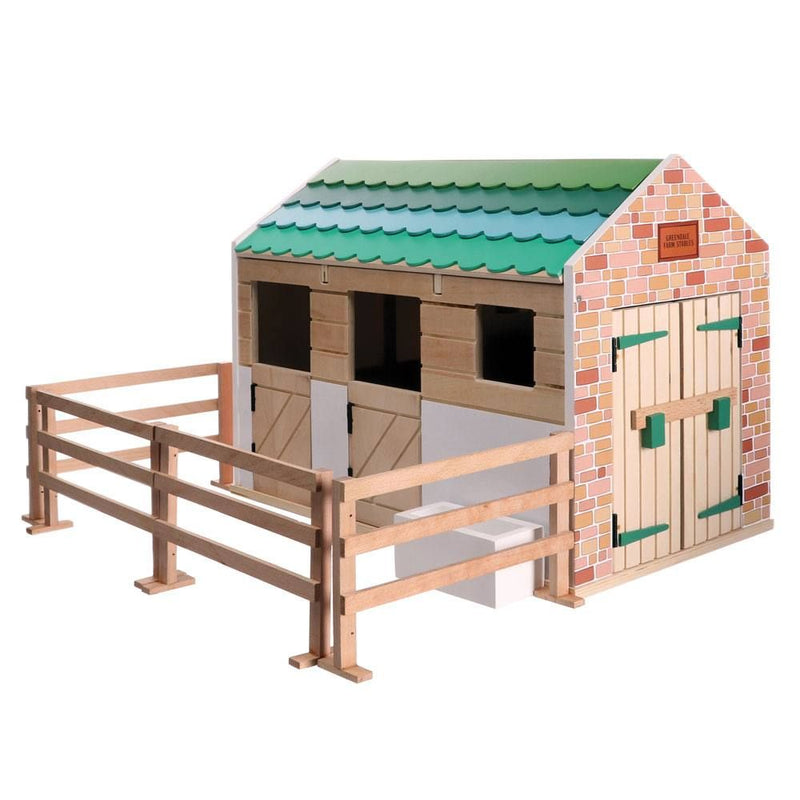 Stables Wooden Playset (Lottie Doll) [LT074]