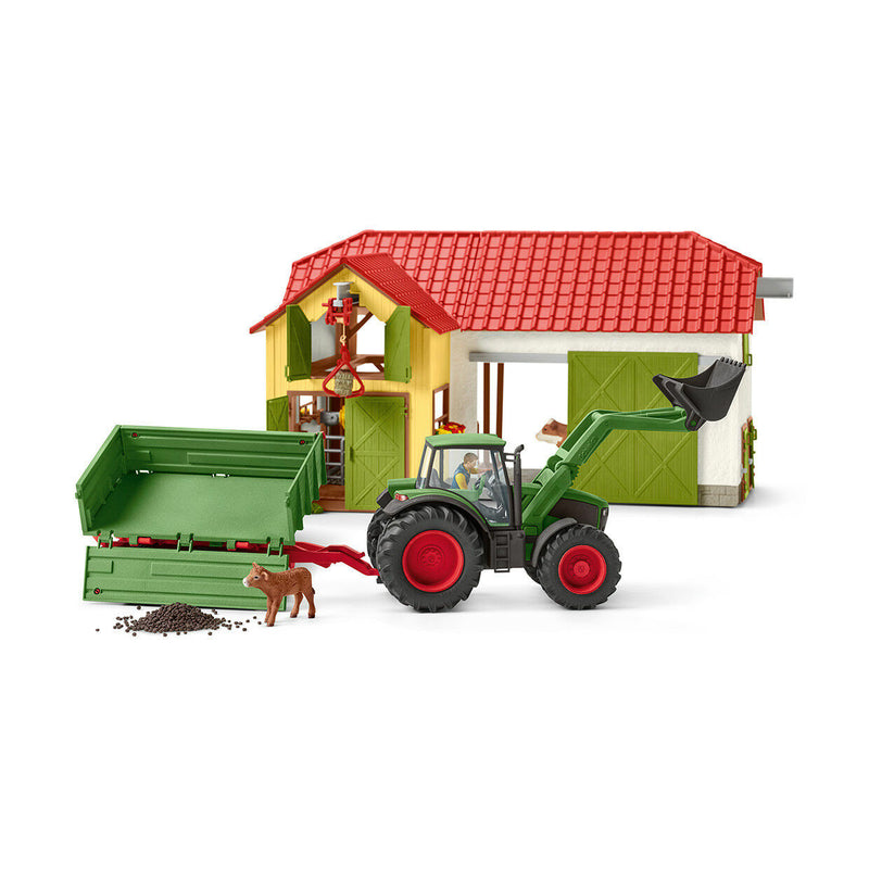 Schleich Tractor with Trailer 42379