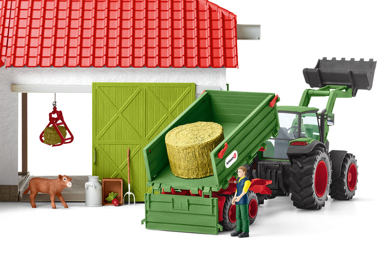 Schleich Tractor with Trailer 42379