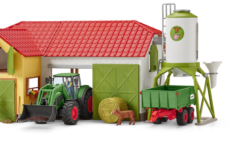 Schleich Tractor with Trailer 42379