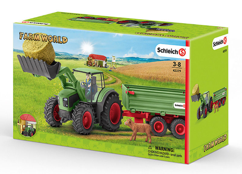 Schleich Tractor with Trailer 42379